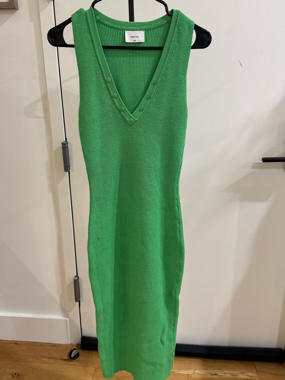 Sheike Green Ribbed Women’s Sweater